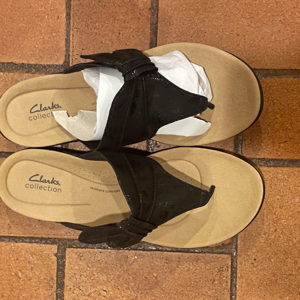 Clarks Women's Black Sandals